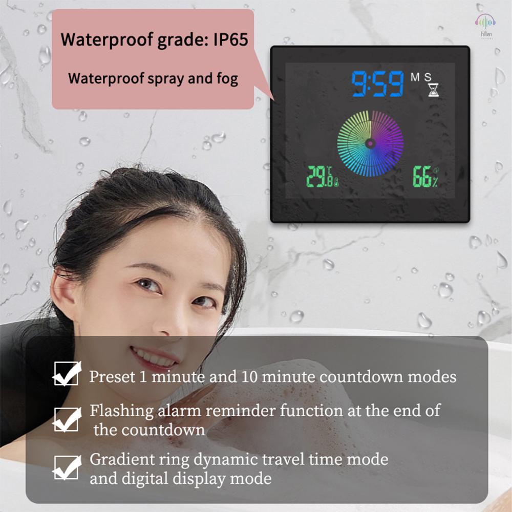 ANENG Đồng Hồ Kỹ Thuật Số Đo Nhiệt Độ Và Độ Ẩm Màn Hình lcd Chống Thấm Nước Cho Phòng Tắm