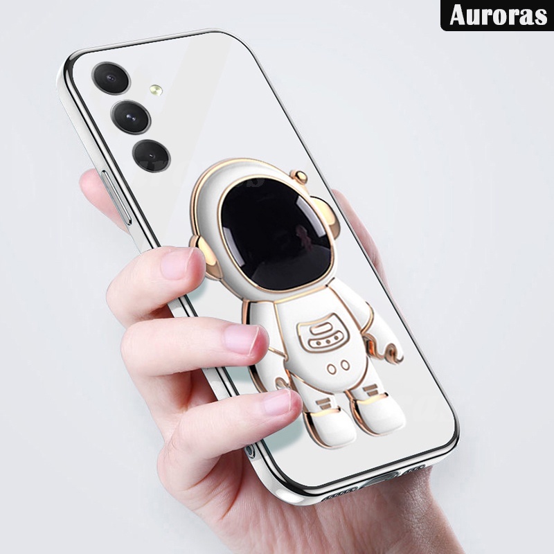 Ôp Điện Thoại Dẻo Họa Tiết Phi Hành Gia Kèm Giá Đỡ Chống Rơi Cho samsung galaxy m54 m34 m14 galaxy m54 m34 m14 Ốp