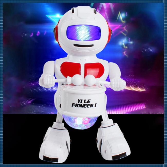 Đồ Chơi robot Nhảy Múa Thông Minh Có Đèn Và Nhạc Cho Bé