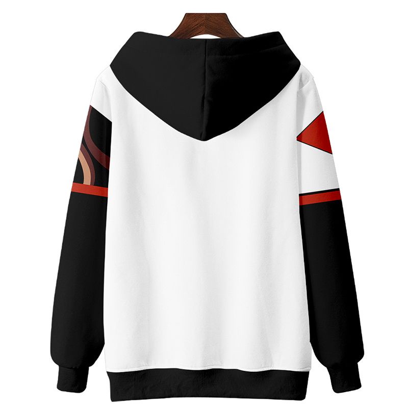 Genshin Áo hoodie Tay Dài In Hình kaedehara kazuha 3d Có Khóa Kéo Thời Trang Thường Ngày unisex