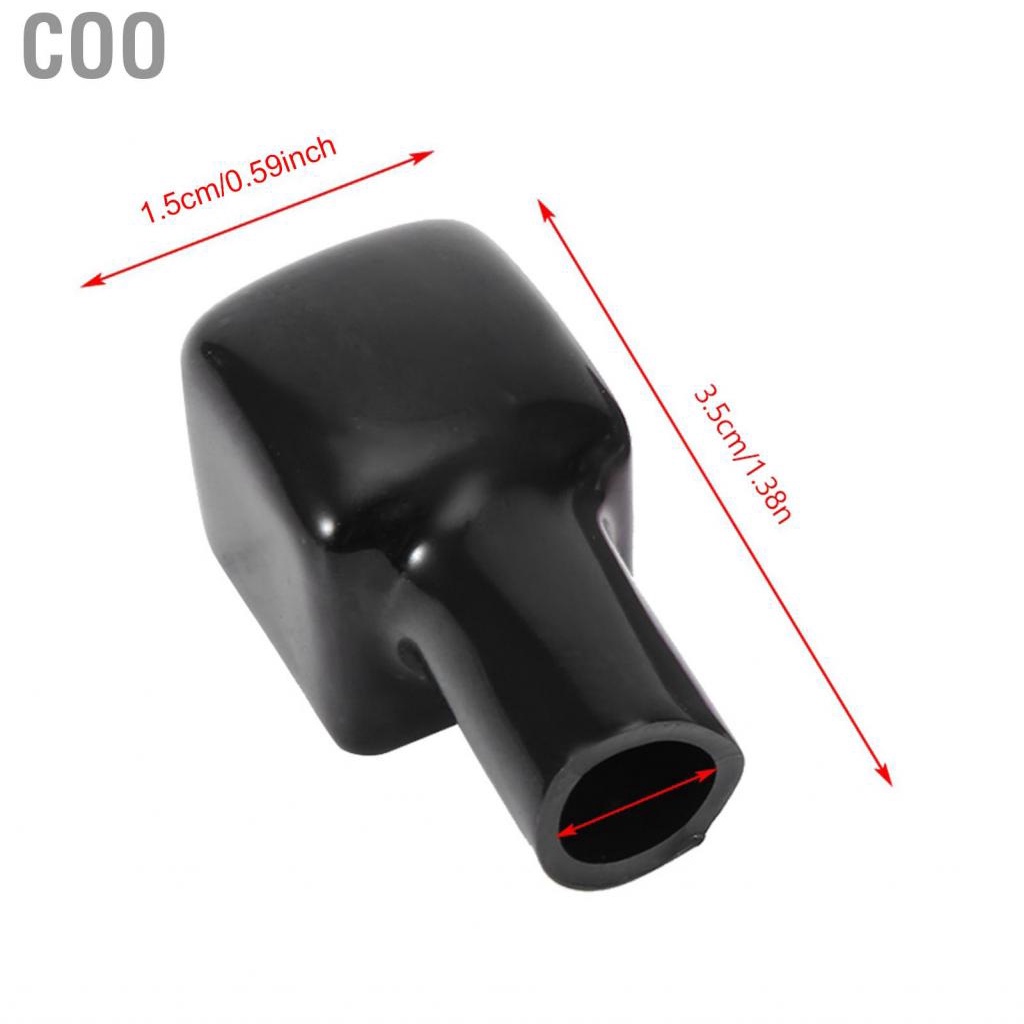 Coo Terminal Caps  Covers Heatproof Red Black for Cars Trucks Motorcycles