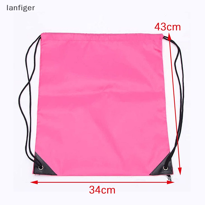 Lanf Ba Lô Dây Rút Thể Thao Chống Thấm Nước Có Thể Gấp Gọn Cho Nam Nữ