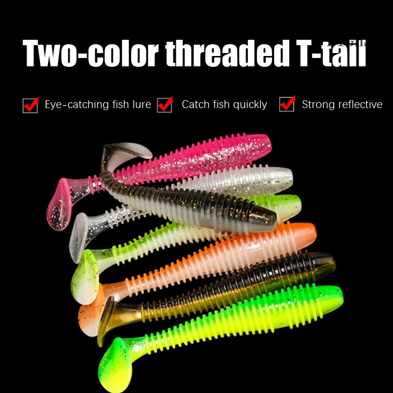 Mồi Câu Cá Hình Chữ t Mềm Mại Chuyên Dụng skk