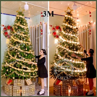 Cây thông noel 3M, 2M4 trang trí giáng sinh ( XEM KĨ HÌNH và PHÂN LOẠI ) trang trí nhà cửa phòng khách ( hình thật )