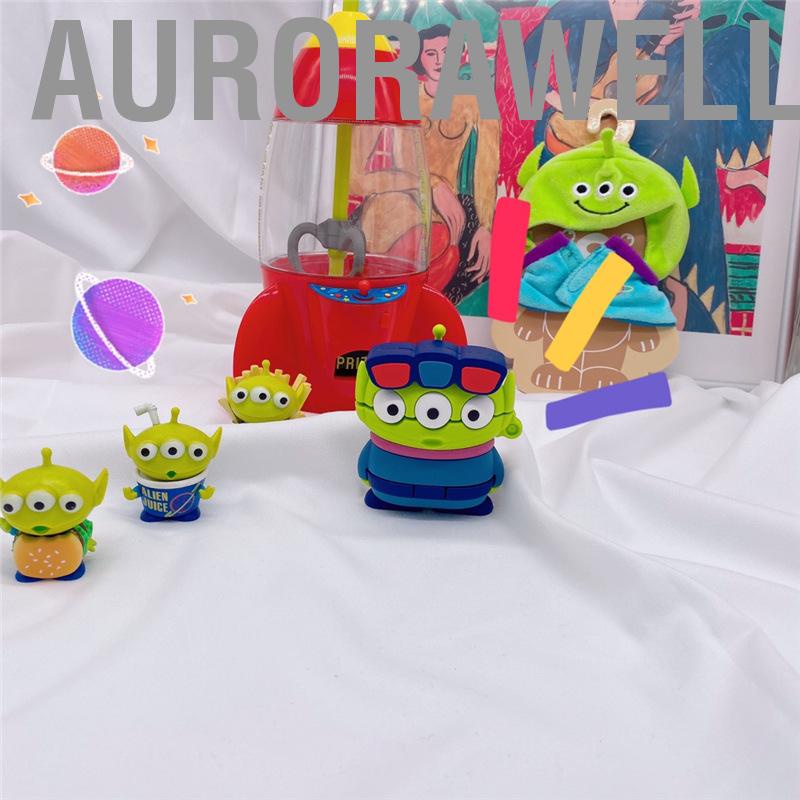 Aurorawell Cartoon Earbuds Case Silicone Cute 3 Eyed Monster Shape    Cover