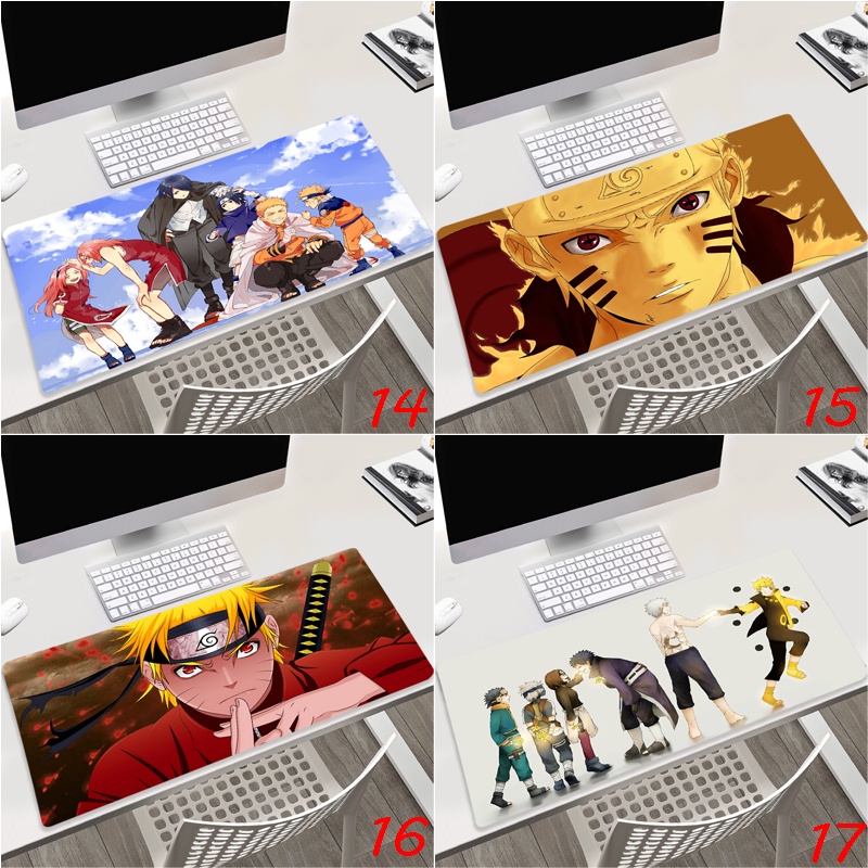 Naruto Tấm Lót Chuột Bàn Phím Chống Trượt In Hình Nhân Vật Anime uzumaki naru Dành Cho Chơi Game Máy Tính