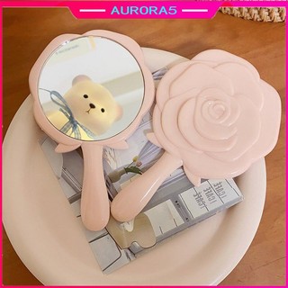 Gương Trang Điểm mini Hình Hoa Hồng Nhiều Màu Siêu Nhẹ Dễ Thương