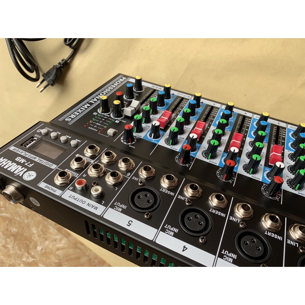 Mixer F7 có USB Bluetooth Mixer F7 - Mixer F7, Bàn trộn âm thanh
