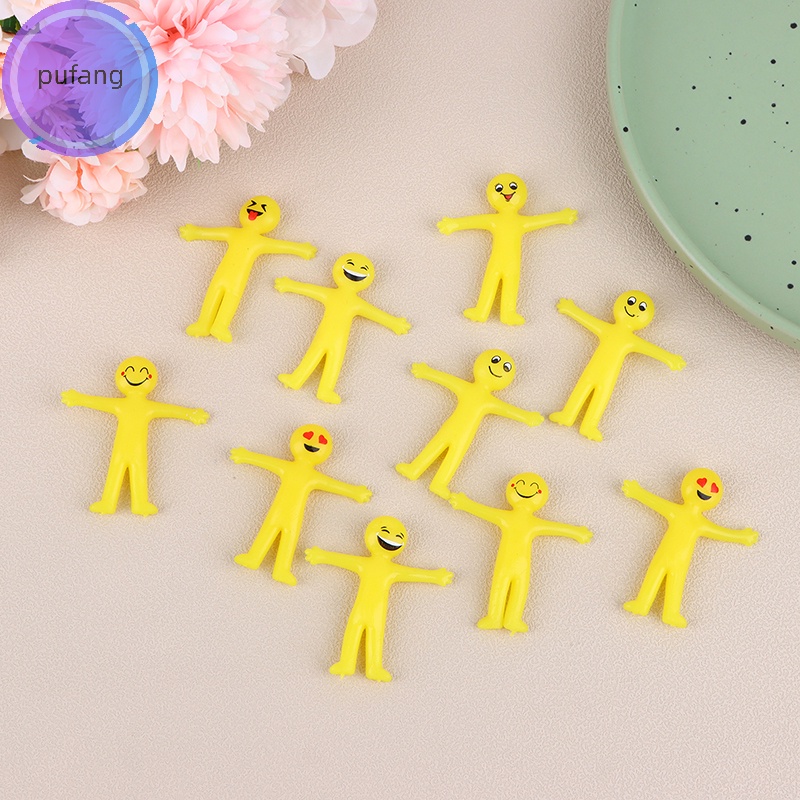 Pufang Set 10 Đồ Chơi squishy Giảm Căng Thẳng Hình Người Đàn Ông Nhỏ vn