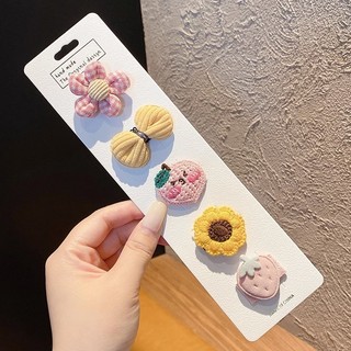 Set 5 Kẹp Tóc Nơ Dễ Thương Cho Bé Gái