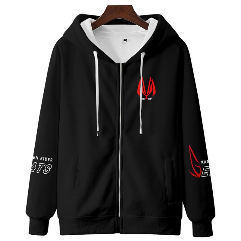 Áo Hoodie Tay Dài Có Khóa Kéo In Họa Tiết kamen rider Gstes dgp 3d Thời Trang Mùa Thu Cho Nam Và Nữ