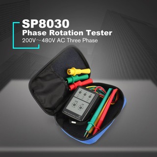 【adorb2】SP8030 3 Phase Rotation Sequence Indicator Meter Tester Detector 200V-480V