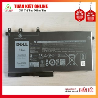 Pin battery dell latitude 5280 5480 5488 5580 5290 5490 5590 93ftf 51wh
