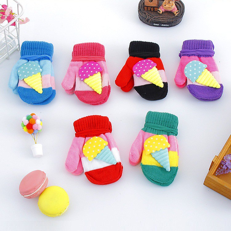 Bao Tay Len Cho Bé Sơ Sinh Mùa Đông 6 - 24 Tháng Gấu Kem G47