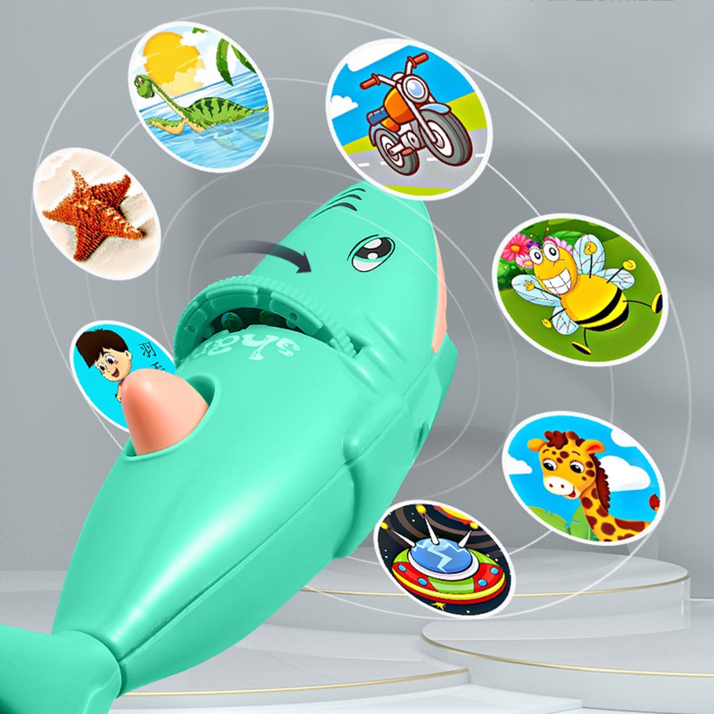 Đồ Chơi Máy Chiếu Hoạt Hình Phát Sáng Giáo Dục Sớm Cho Bé