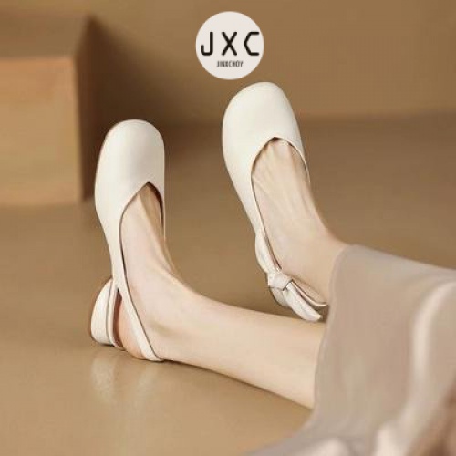 JINxCHOYGiày Sandal Da PU Đế Dày Mềm Mại Thời Trang Mùa Hè Dành Cho Nữ