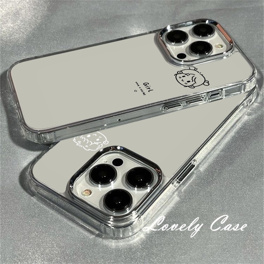 Ốp Điện Thoại Mềm Mạ Điện Họa Tiết Cặp Đôi Cho iphone 15 14 13 12 11 pro max x xr xs max 8 7 plus se 2020