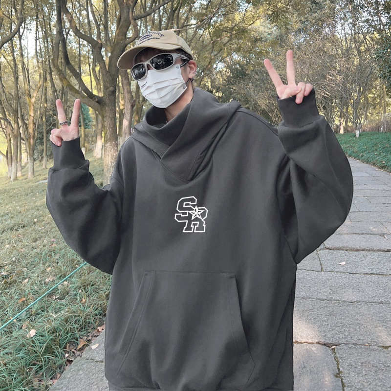 Áo Hoodie cotton Dày Dáng Rộng Thời Trang Cao Cấp Cho Nam Nữ