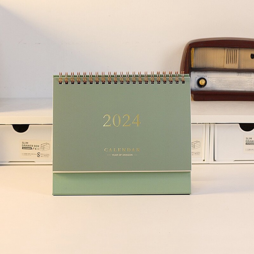 Lịch 2024 Để Bàn Kích Thước s / m / l