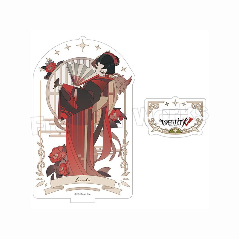 Mô hình Standee New Anime Identity V Cosplay Mercenary Embalmer Prospector Seer Prisoner in hình nhân vật 2 mặt rõ nét