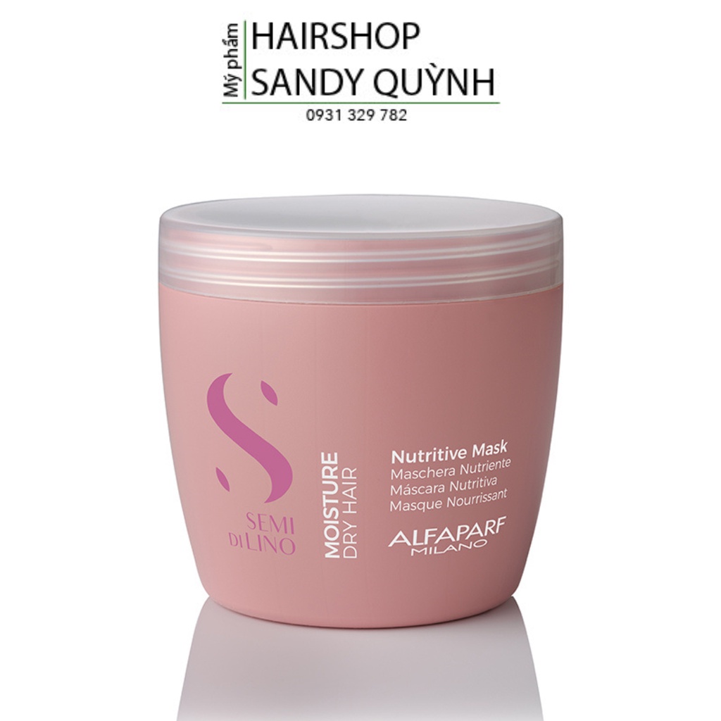 MẶT NẠ MOISTURE DÀNH CHO TÓC KHÔ XƠ ALFAPARF SEMI DILINO MASK 200ml