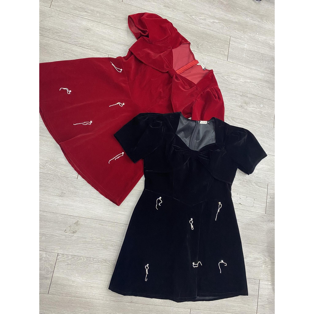 60-90KG ĐẦM NHUNG NƠ TUA ĐÁ BIGSIZE VƯƠNG NGỌC HÂN