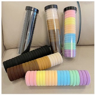 Ống 20 Chun Buộc Tóc Nhiều Màu Trơn  Dễ Buộc