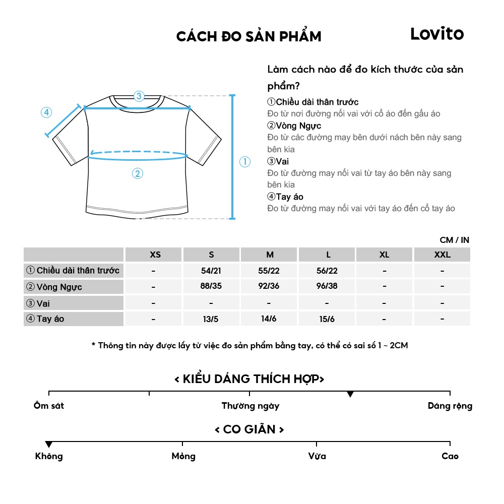Lovito Áo xếp nếp trơn dễ thương cho nữ LNE38098