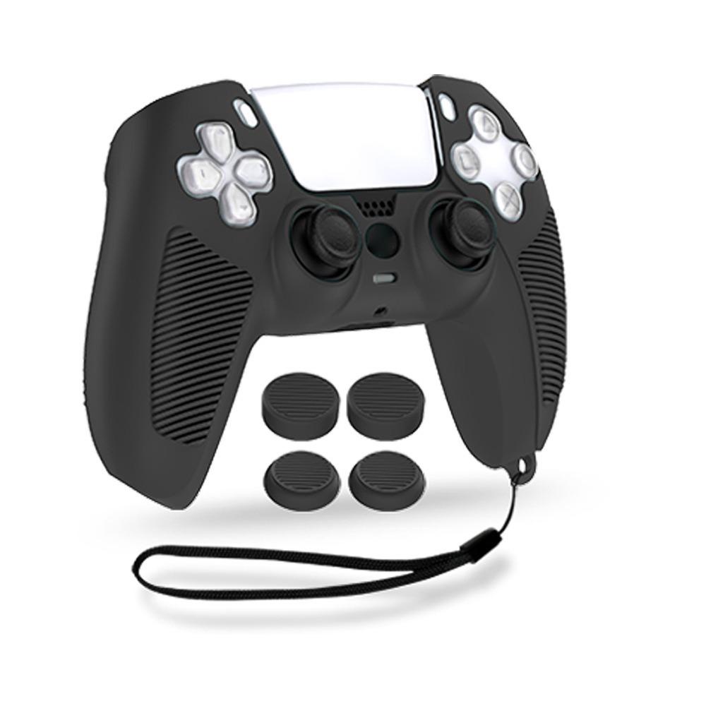 Btlimer Vỏ Bọc Silicon gel Nhiều Màu Thoải Mái Chống Rơi Cho Tay Cầm Chơi game ps5