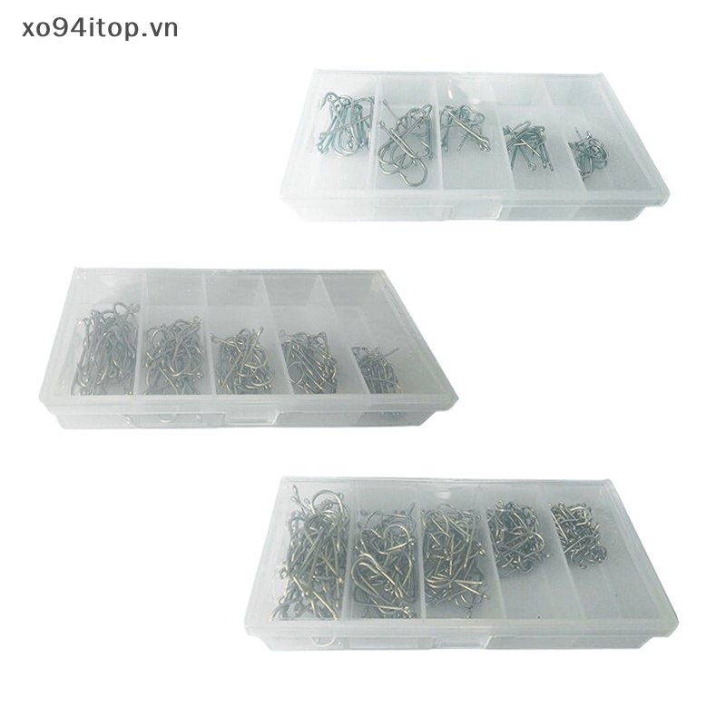 Xoitop Bộ Móc Câu Cá Cán Dài Có Lỗ 50 / 200 barb