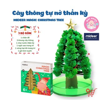 Cây thông noel thần kỳ để bàn tự nở hoa tuyết - mideer magic christmas tree - quà giáng sinh 2023 cho bé từ 6 tuổi