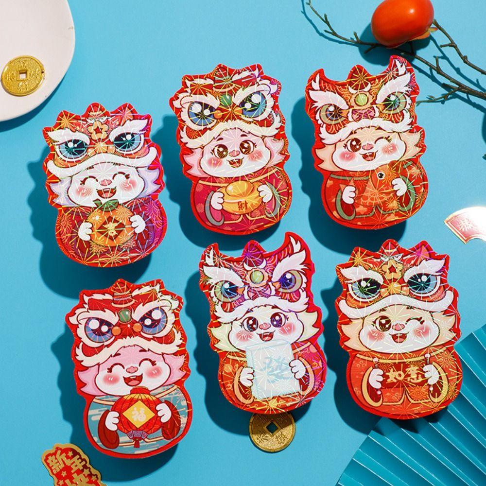 Set 6 / 24 Bao Lì Xì Đỏ May Mắn Cho Năm Mới 2024