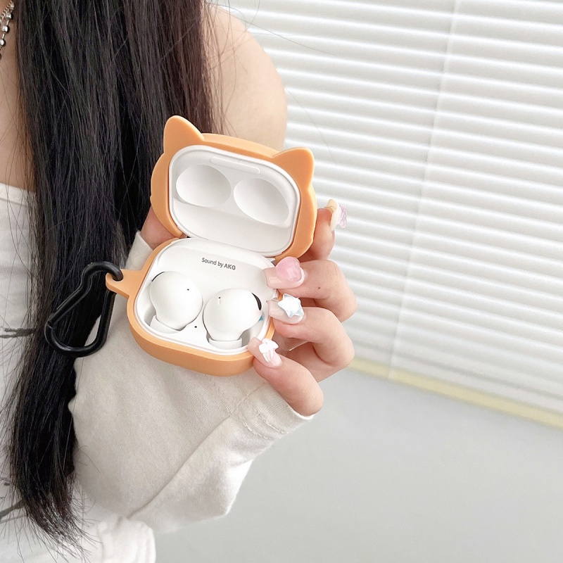 Bao Da Điện Thoại Chống Sốc Họa Tiết Chó shiba Cho samsung galaxy buds pro & buds2 pro Ốp