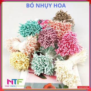 Bó nhụy hoa, nhị hoa giả làm hoa handmade để trang trí