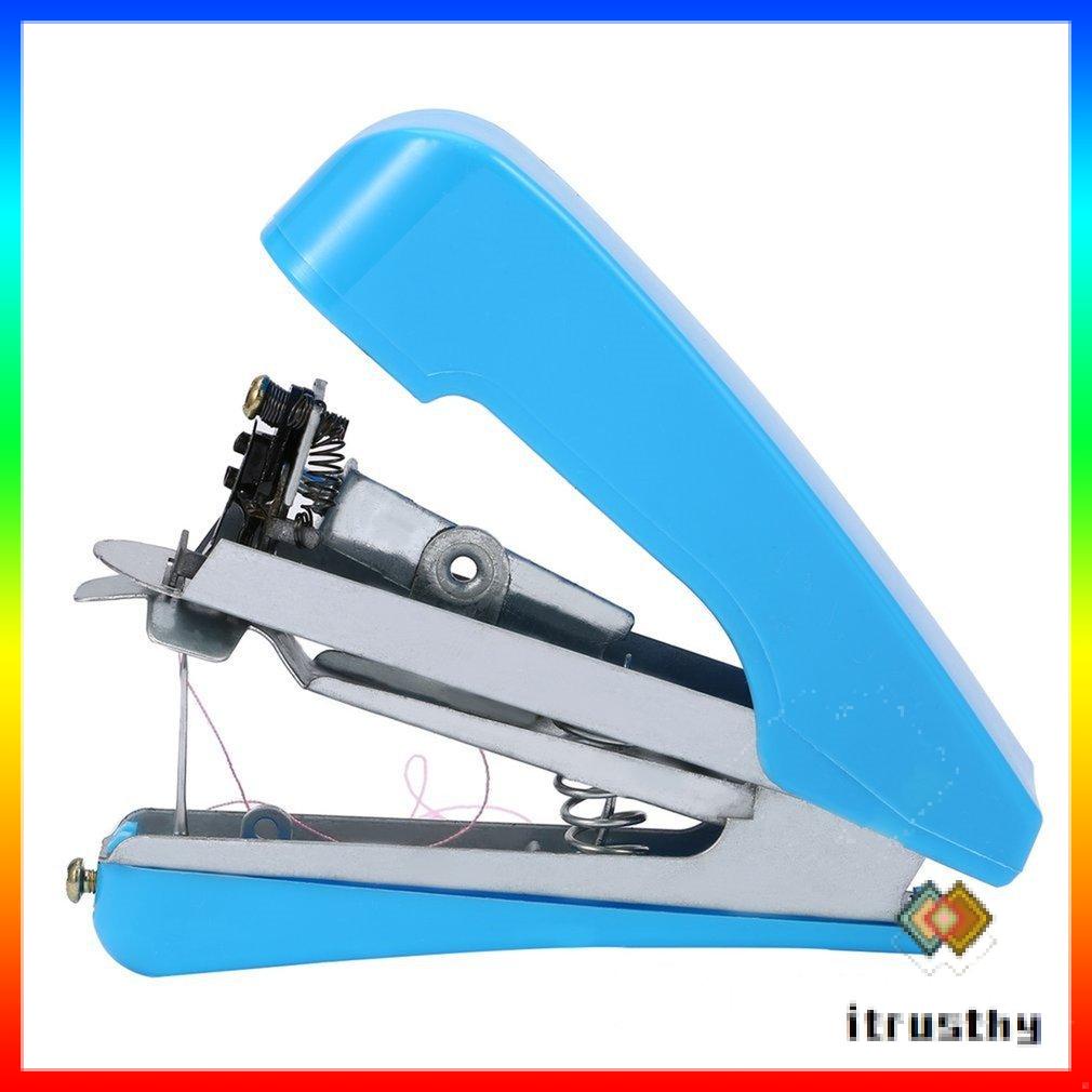 Nhà Tinh Du Lịch Sử Dụng Mini Di Động DIY Bộ Kim Chỉ Tay Không Dây Máy May Quần Áo Cầm Tay Vải Máy May Điện