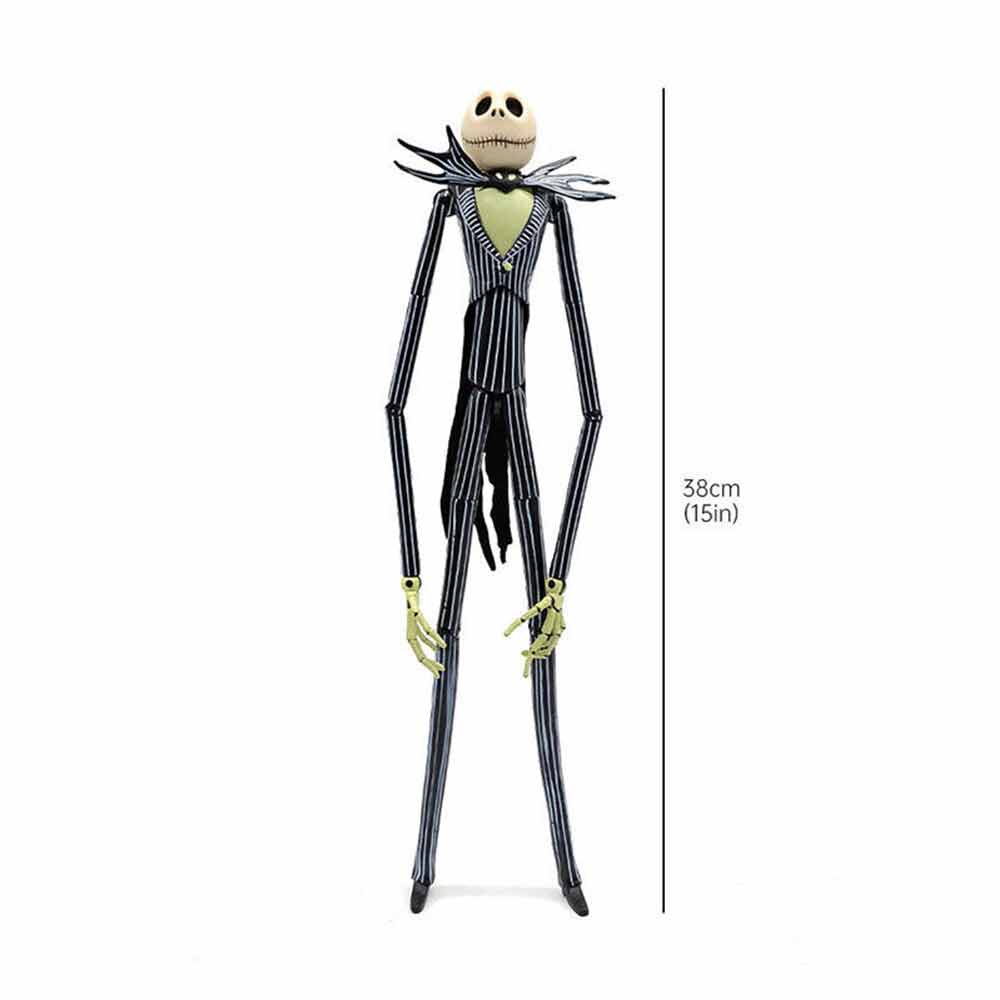 NECA The Nightmare Before Christmas Jack Skellington Figure Skull Heads Doll