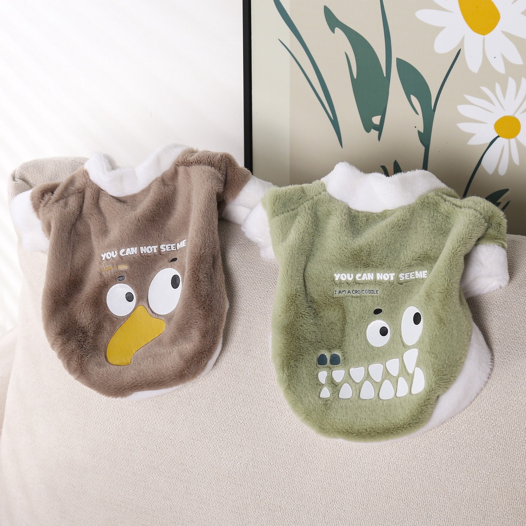Áo hoodie ẤM ÁP, HọA TiếT ĐộNg VậT Dễ Thương Cho Thú Cưng
