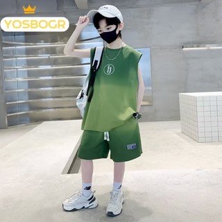 YOSBOGR áo quần trẻ em đồ bé trai đồ bộ bé trai chất lượng thời trang thoải mái KWT2391CRB 38Z230919