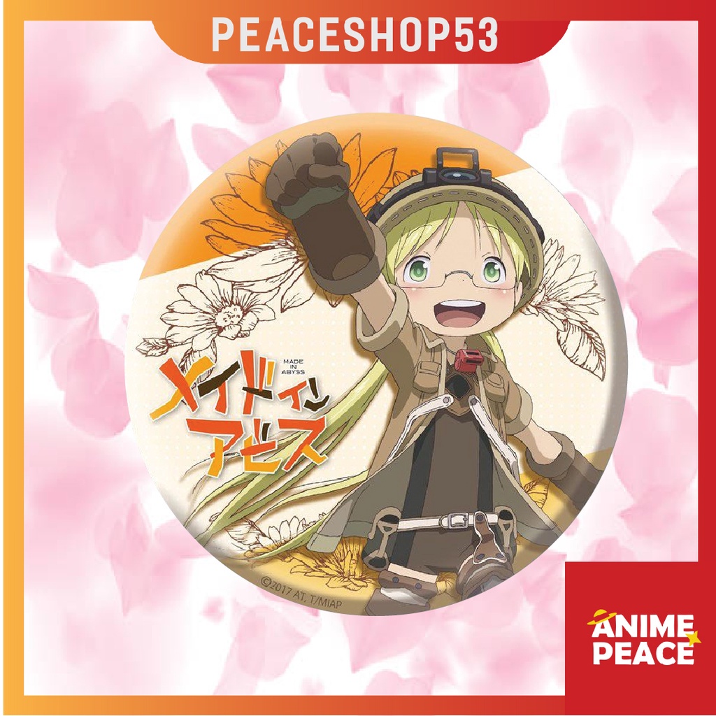 Huy hiệu Made In Abyss Riko Reg Nanachi Lấp Lánh Huy Hiệu Anime Made In Abyss Ver 1 HH47