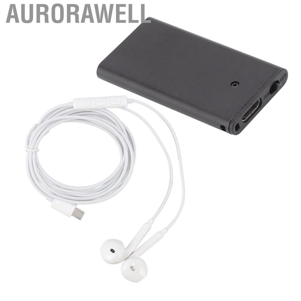 Aurorawell Voice Activated Recorder  Noise Reduction Digital Multifunctional for Lectures