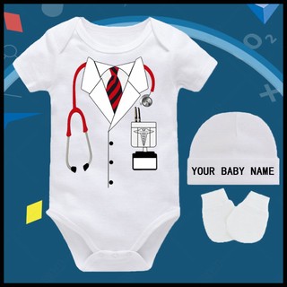 Áo liền quần Jersey đáng yêu 100% cotton cho bé trai 1 tuổi Tên tùy chỉnh