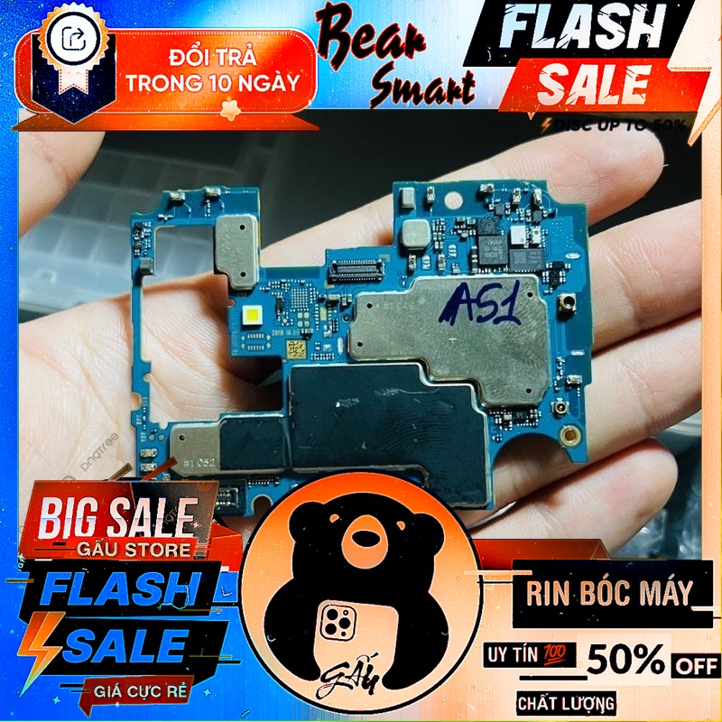 Main Samsung A51 A515F Bể Socket / rin bóc máy / Mainboard / Bo Mạch Chủ samsung A515F A51 A515