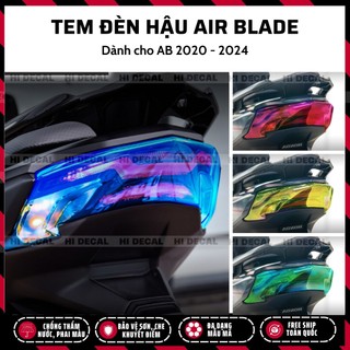 Tem decal đèn hậu air blade 2020-2024 | tem decal dán đèn hậu ab, dán đèn, tem dán đèn xi nhan
