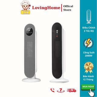 Quạt sưởi gốm huyndai bl-k17j- máy sưởi đứng làm ấm phòng bản điện tử điều khiển từ xa-bảo hành 12 tháng-lovinghome