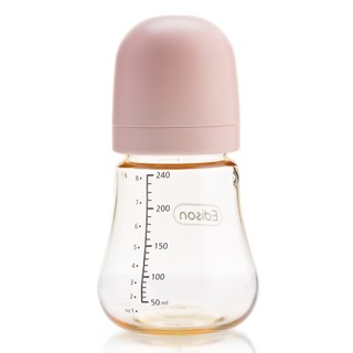 Bình sữa PPSU Edison 240ml - Hồng