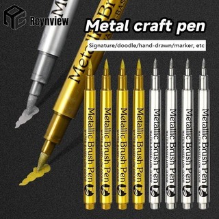 Bút Lông Đánh Dấu Nghệ Thuật Màu Vàng / Bạc Ánh Kim Dành Cho Trường Học / Manga