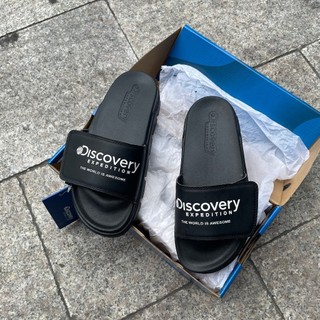 [Chính Hãng] Dép Discovery Brick Slide- Màu * Đen Logo Trắng * - Code: DXLP4103N-BKL