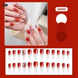 Phần mở rộng móng tay bằng nhựa gradient với kim cương giả Không mùi hôi Thân thiện với môi trường