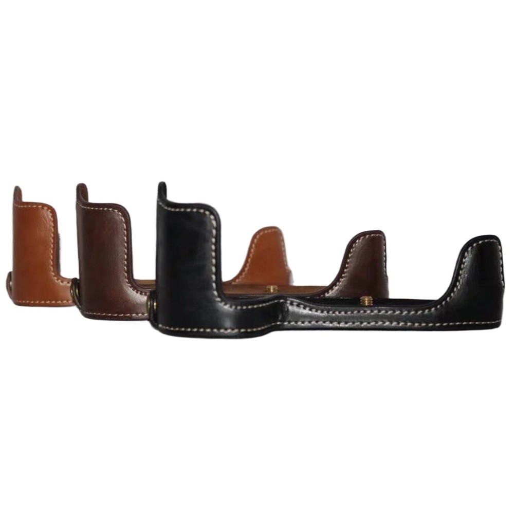 Da PU Máy Ảnh Nửa Thân Túi Dành Cho Canon EOS 5D Mark III 5D Mark IV 5DIII 5DIV 5D3 5D4 Máy Ảnh DSLR