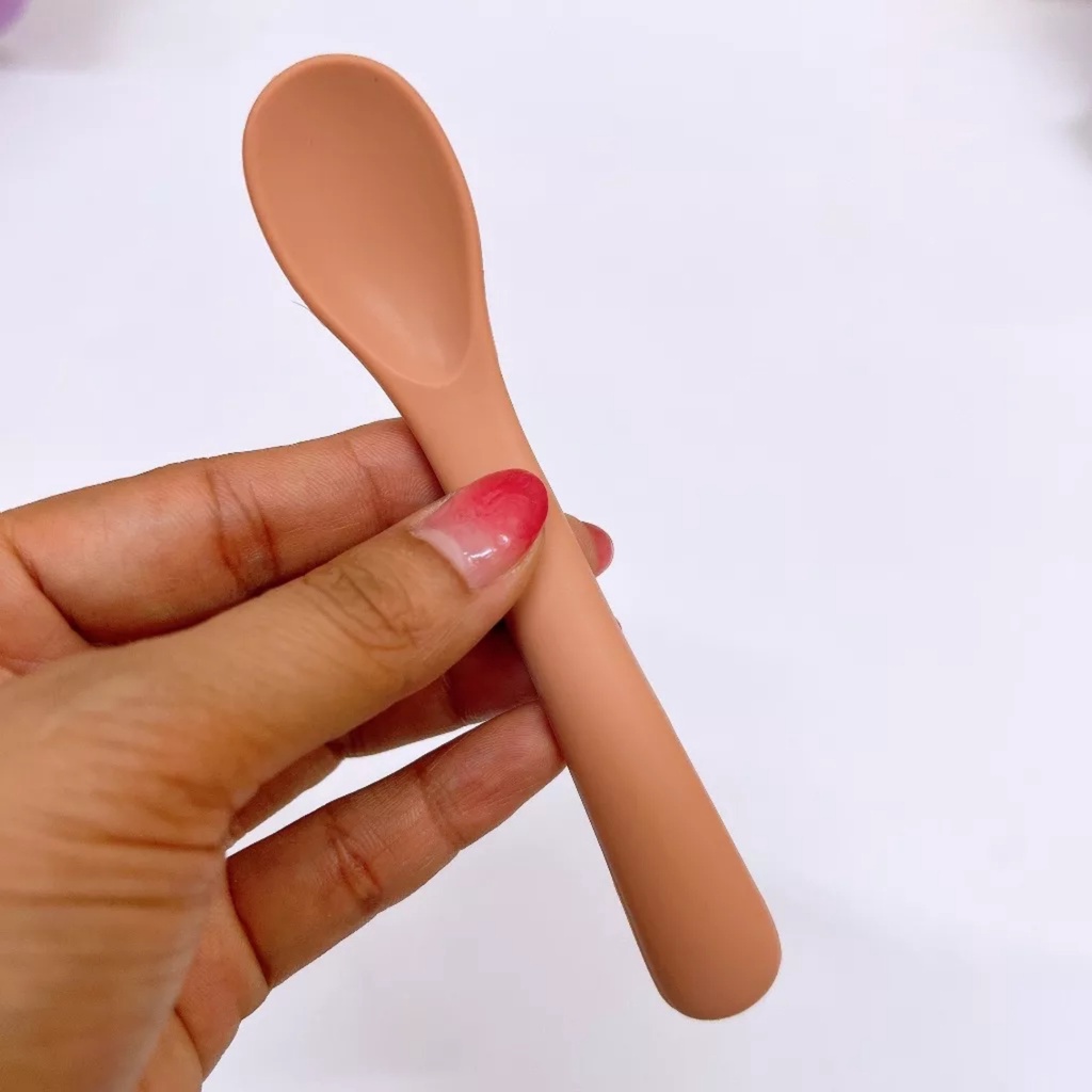 PVN60782 Thìa ăn dặm silicon bền đẹp kích thích bé ăn ngon T2